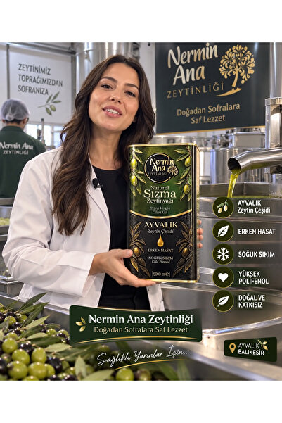 Erken Hasat Soğuk Sıkım 5 Lt Zeytinyağ