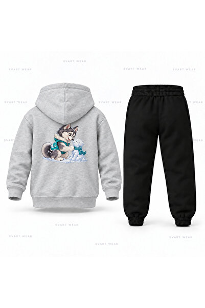 SVART WEAR Σετ παιδικής φόρμας με κουκούλα Paw Patrol Everest Kardan Dost με ...