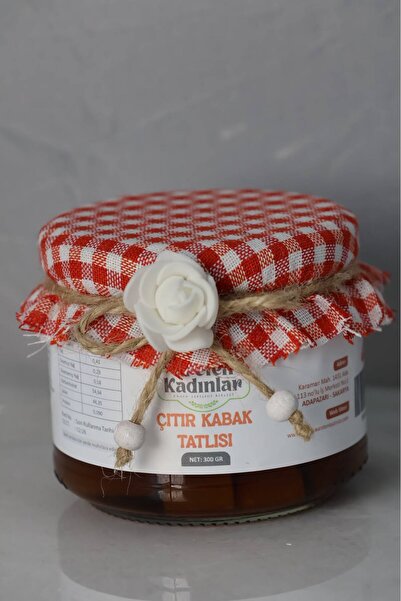 Çıtır Kabak Tatlısı Geleneksel Ev Yapımı Tatlı Cam Kavanoz 300 Gr