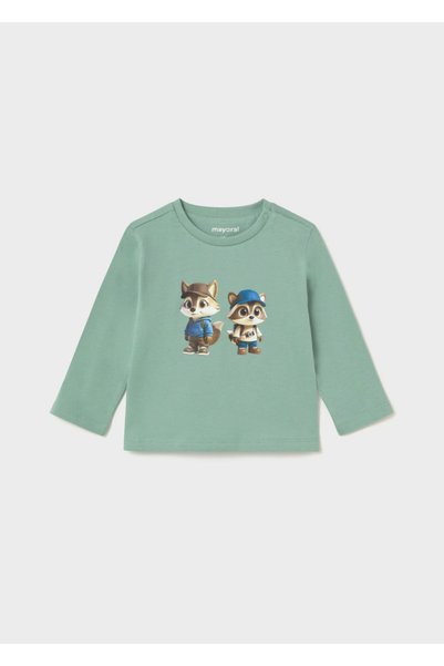 MAYORAL Baby Boy Long-Sleeved T-Shirt Turquoise 2013