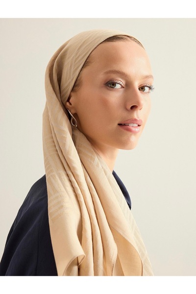 Imannoor İMAN KARE NAİA EŞARP ANTİK BEJ 95X95