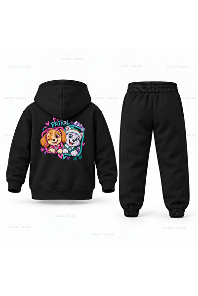 SVART WEAR Σετ παιδικής φόρμας με κουκούλα με στάμπα Paw Patrol Friendship Po...