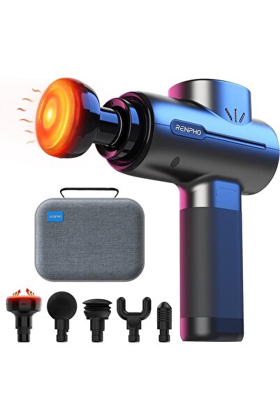 RENPHO Active Massage Gun with Heat Deep Tissue Muscle, 2022 Upgrade Powerful...
