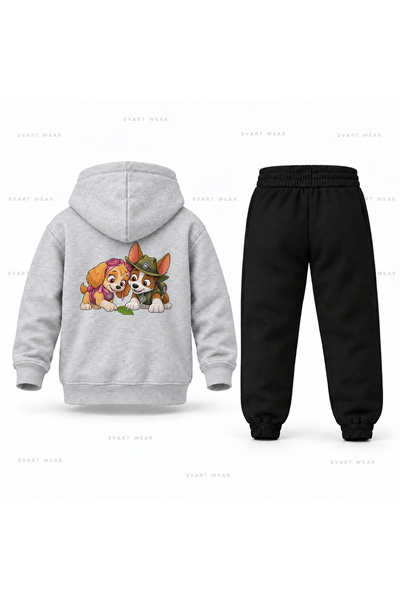 SVART WEAR Σετ παιδικής φόρμας με κουκούλα Paw Patrol Skye Tracker Exploratio...