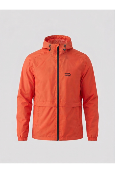 C&S Water and Wind Resistant Unisex Raincoat with Mesh Zipper Pockets