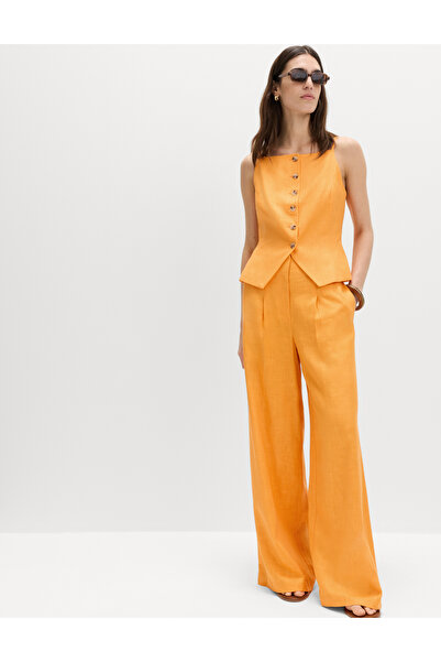 Marks & Spencer Keten Karışımlı Pantolon