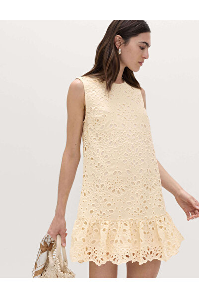 Marks & Spencer Nakışlı Mini Elbise