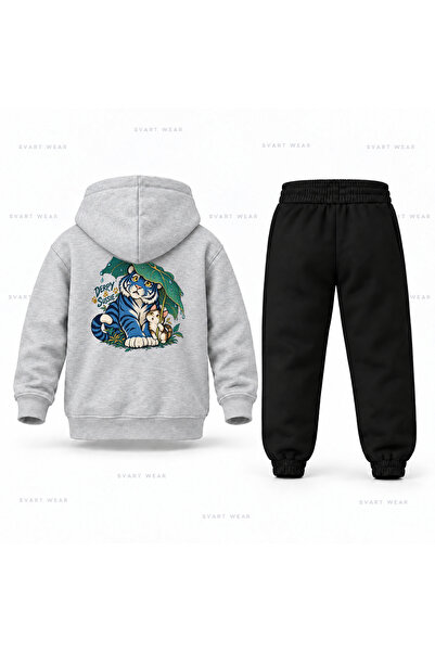 SVART WEAR طقم بدلة رياضية للأطفال مطبوع عليه KPop Demon Hunters Derpy Leaf