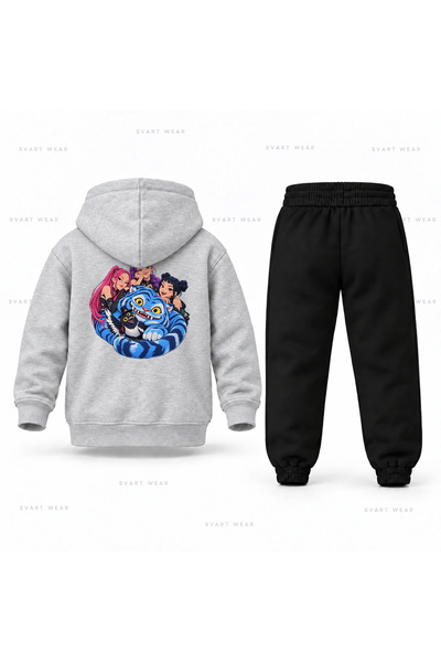 SVART WEAR طقم بدلة رياضية للأطفال مطبوع عليه KPop Demon Hunters Derpy Sussie...