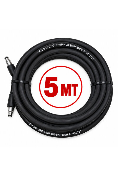 Generic Brand Gds (Sgs) Compatible Pressure Washer Hose 5 Meters 1/4” R1At 22...