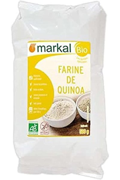 Markal Organic Quinoa Flour Gluten Free, 500G - Pack Of 1
