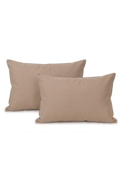 calinahome Light Brown Pillowcase (2 Pieces)
