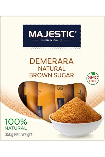 Majestic سكر ديميرارا البني الطبيعي، 350 جرام