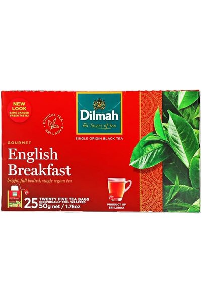 The Dilmach شاي الفطور الإنجليزي من ديلما 25 كيساً