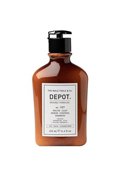 DEPOT Nr. 107 White Clay Șampon pentru controlul sebumului 250 ml