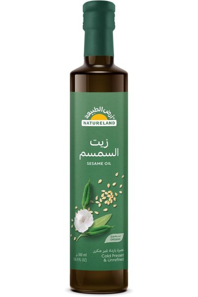 natureland زيت السمسم، 500 مل - عبوة واحدة