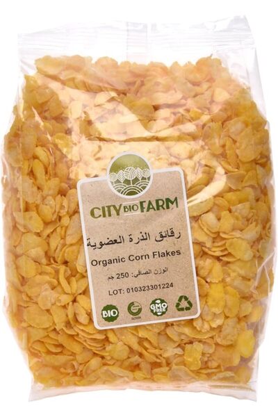 CityGO سيتي بيو رقائق الذرة بدون سكر 250 جرام - عضوية