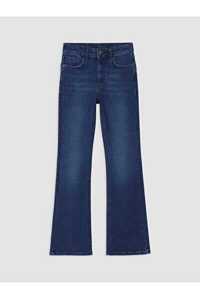 LC Waikiki Alita City Lcw Jeans with a Difference in Color Indigo Denim Strai...