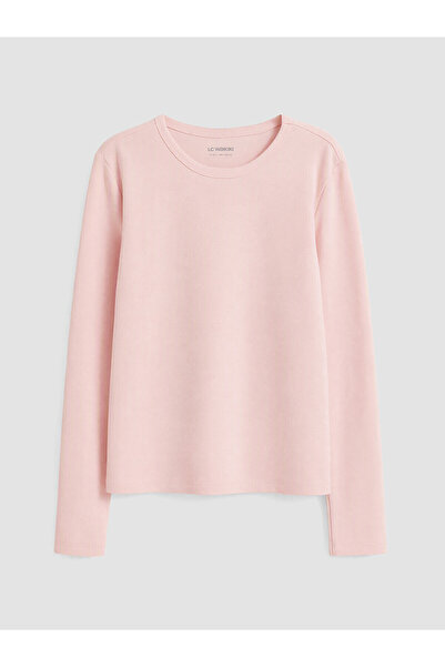 LC Waikiki Two Mt Shop Quality Lcw Kids Pink Long Sleeve Girls' T-Shirt