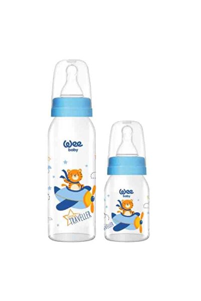 Wee Baby Cam Biberon Seti Mavi 125 ml+250 ml