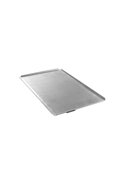 HENDI Tavă cuptor perforată, GN 1/1 (535 x 325 x 10 mm), cu 4 margini, aluminiu