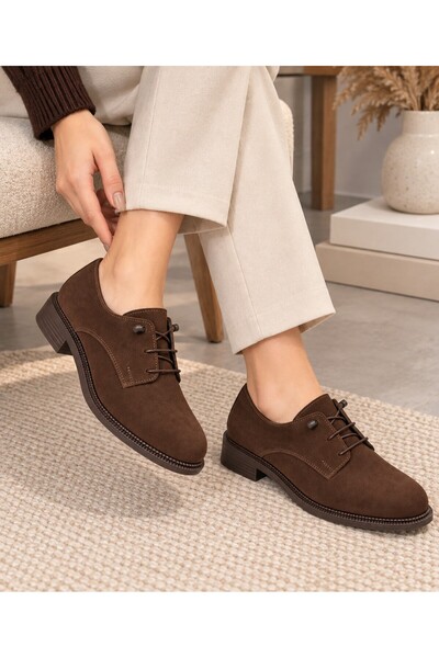 Zenora Shoes Unisex Loafer Makosen Süet Ortopedik Ayakkabı