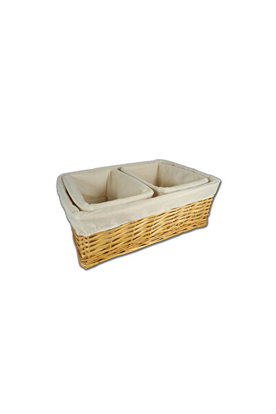 JOCCA home & life Jocca 3999N Ψάθινα καλάθια μπάνιου, σετ 3 τεμαχίων, σε χρώμα
