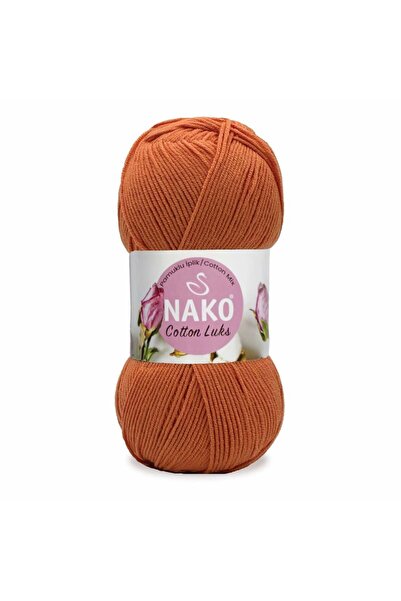 NAKO Cotton Luxury Hand Knitting Yarn 5-Pack - 60% Soft Cotton Premium Yarn 9...