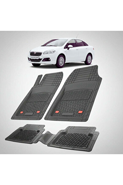 TEAMCAR Πατάκια δαπέδου Fiat Linea Sedan Facelift Συμβατά 2013-2018 |   Μαύρο