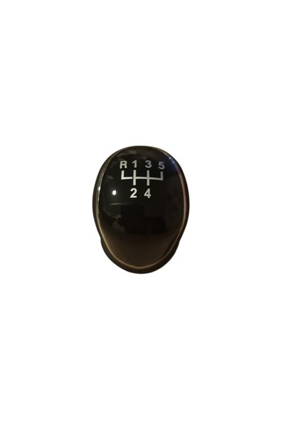 KeyRoN Hyundai İ30 Gear Knob Compatible with 2008-2012 Models Leather Covering Black Shade
