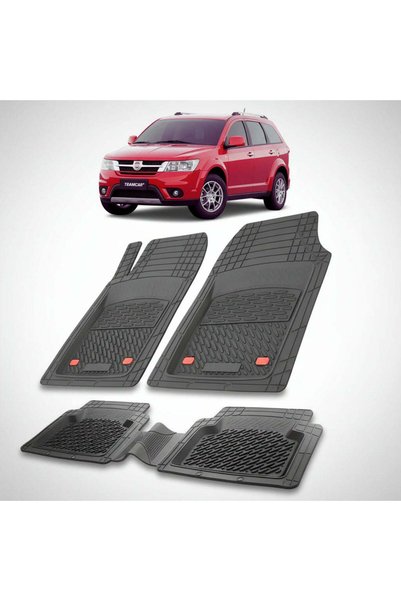 TEAMCAR Πατάκια δαπέδου Fiat Freemont SUV Συμβατά 2011-2014 |   Μαύρο