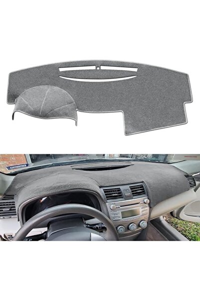 GENERAL Remoch Dashboard Cover Customizable Size Dashboard Mat Taupe Gray