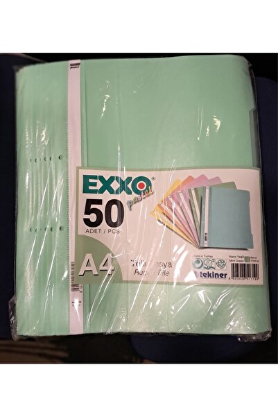 Exxo TELLİ DOSYA 50 Lİ MİNT YEŞİL