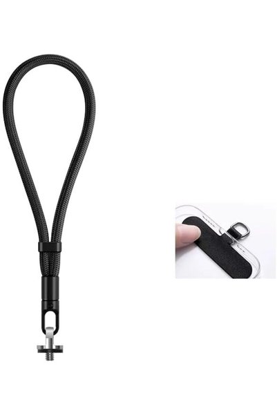 KASTWAVE حزام معصم مجدول للكاميرا لـ DJI Pocket 3، حزام يد قابل للتعديل سريع ...