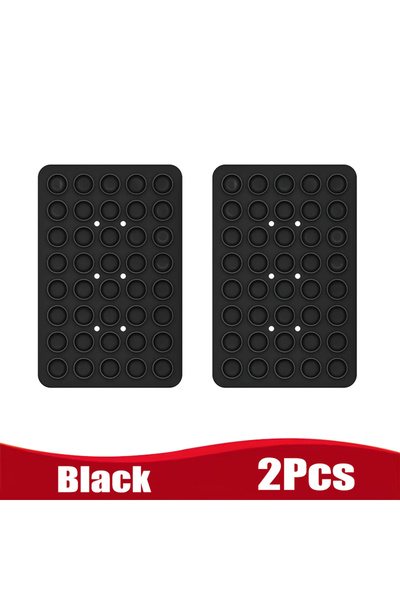 Choice Black-2Pcs Double Side Silicone Suction Pad for Mobile Phone Fixture S...