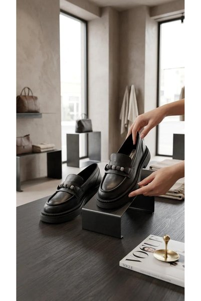 Ms Premium 25101901 Genuine Leather Women's Shoes