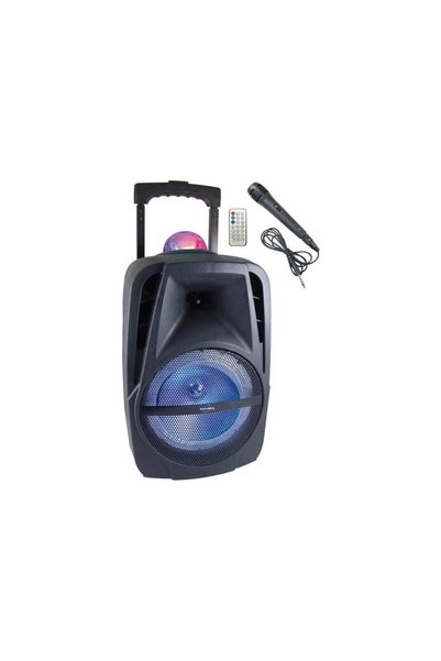 Aria Trade Φορητό Ασύρματο Ηχείο Καραόκε Bluetooth με Ντίσκο Μπάλα, Τηλεχειρι...