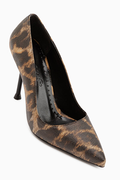 Limoya Γυναικεία παπούτσια με τακούνι Arya Leopard με σχέδιο λεοπάρ