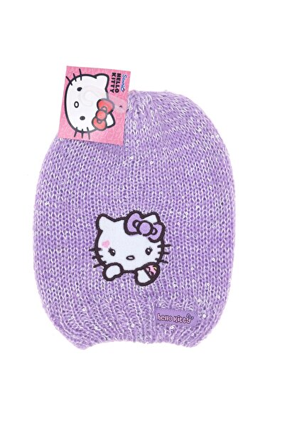 Hello Kitty Πλεκτό Παιδικό Σκουφάκι 20010 - Λευκό