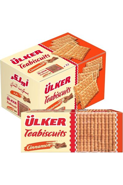 ÜLKER KAUÇUK Tea Biscuit Cinnamon 70gx12x12