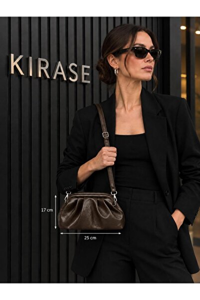 KIRASE Stylish Scholarship Soft Quality Leather Portfolio Handbag and Crossbo...