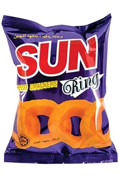 SUN Ring بسكويت منفوخ بنكهة الجبن 16 جرام