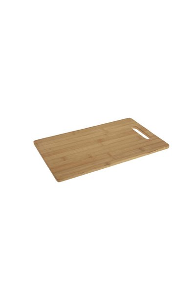 Aria Trade Σανίδα κοπής από μπαμπού με λαβή, 40x25x0.90 εκ.