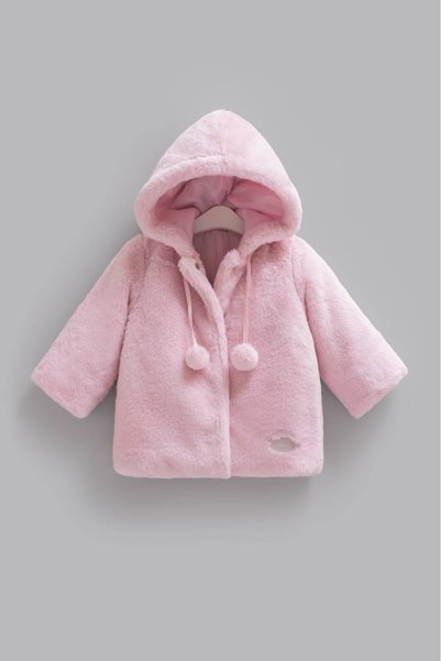 Caramell Welsoft, Kapüşonlu, Kız Bebek Mont, 3–18 Ay