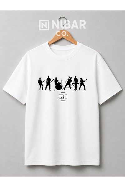 NUBAR CO. Unisex Rammstein Music Band Βαμβακερό μπλουζάκι υψηλής ποιότητας με...