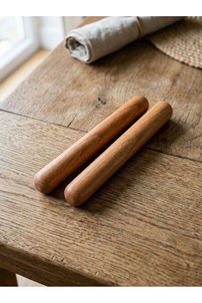 Wood Valley Aşap Ritim Çubuğu Uçları Oval Pürüzsüz Yüzey 1 Çift