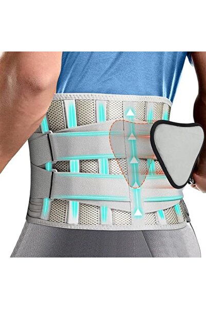 SYOSI Sports Medicine Adjustable Lumbar Back Brace, Brace with Lumbar Support...