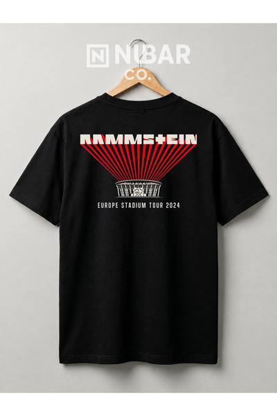 NUBAR CO. Unisex majica sa printom muzičkog benda Rammstein, visokokvalitetni...