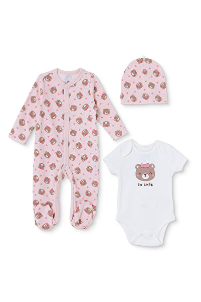 ebebek Hello Baby HelloBaby Yenidoğan Tulum-Body-Şapka