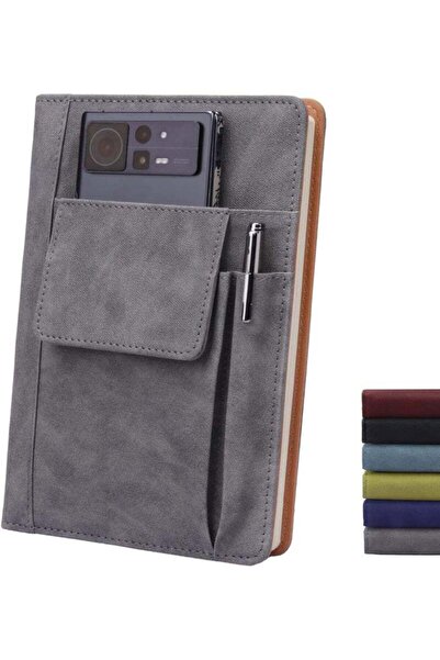 Arabest Refillable Lined Leather Journal Notebook, A5 Hardcover Journal Noteb...